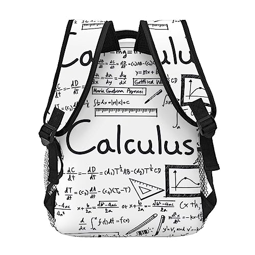 Sac à dos décontracté léger noir DEHIWI Math Geometry pour ordinateur - 4