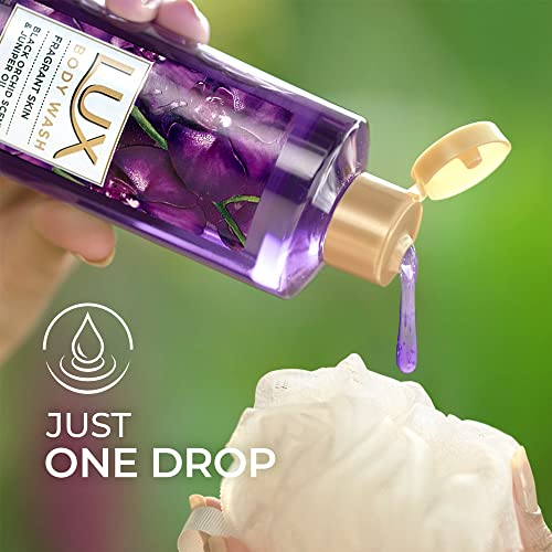 Lux Shower Gel, Black Orchid Fragrance & Juniper Oil Bodywash, With Glycerine For Soft Skin, Long Lasting Fragrance, Paraben Free, 245 Ml - Image 4