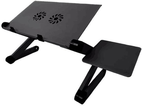 Portable Foldable Adjustable Ergonomic Laptop Table Desk Bed Tray with Mouse Pad