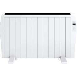 Cerámica Para Pared De Cuarto Cecotec Radiador Eléctrico Bajo Consumo Ready Warm 2500 Thermal Connected. 12 Elementos, 2000 W, De pared o pie, Temporizador, Mando a Distancia, Pantalla LCD, Control Wifi