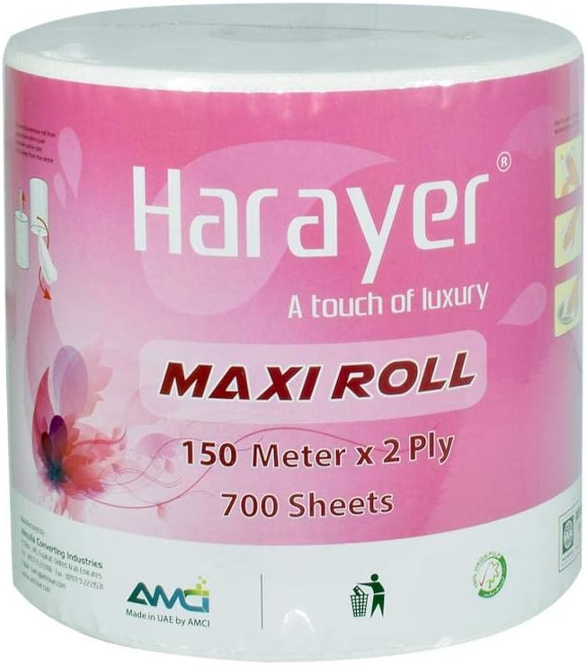 Harayer Maxi Roll, 700 Sheets X 2 ply