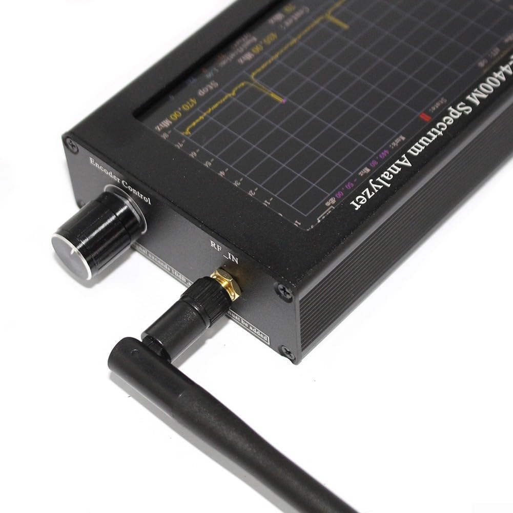 Handgehaltener Spektrumanalysator 35M-4400MHz Mit 4.3 Zoll TFT LCD Farbdisplay Und Aluminiumgehäuse