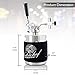 NutriChef Pressurized Growler Tap System, 64oz Stainless Steel Mini Keg Dispenser Portable Kegerator Kit, Co2 Pressure Regulator Keeps Carbonation for Craft Beer, Draft and Homebrew