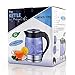 MegaChef Stainless Steel Light Up Wired Tea Kettle, 1.8L, Model 1