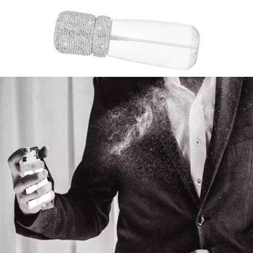Bling Travel Spray Bottle 20oz/60ml, Fine Mist Mini Empty Spray Bottle, Leak Proof Cosmetic Refillable Travel Containers Plastic Hair Spray Bottle Sprayer for Water, Perfume, Face & Hair Mist.3