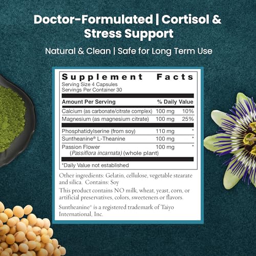 Women's Health Network Serinisol, Cortisol Supplements for Women, Cortisol Reducer for Women with Phosphatidylserine, 120 Capsules - Image 5