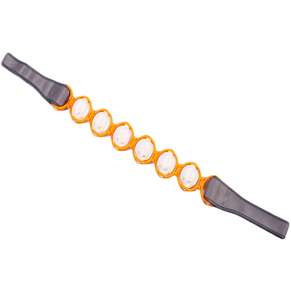 Zcthk Handheld Pull Back Massager Manual Pull Roller Massager Abdominal Massage Roller Old Man Indoor Outdoor Multi-function Roller Massager,Orange