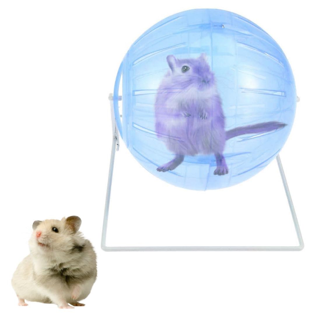 Sage Square Hamster Ball with Stand Transparent Runing, Exercise Ball Toy, Lightweight, Breathable, Prevent Escape Suitable for Hamster Hedgehog Rat Squirrel Guinea Pig-image-9