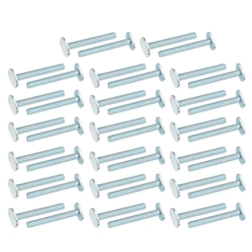 PATIKIL 1/4"-20 T Track Bolts T-Slot Kayak Rail Bolt Accessories 40PCS
