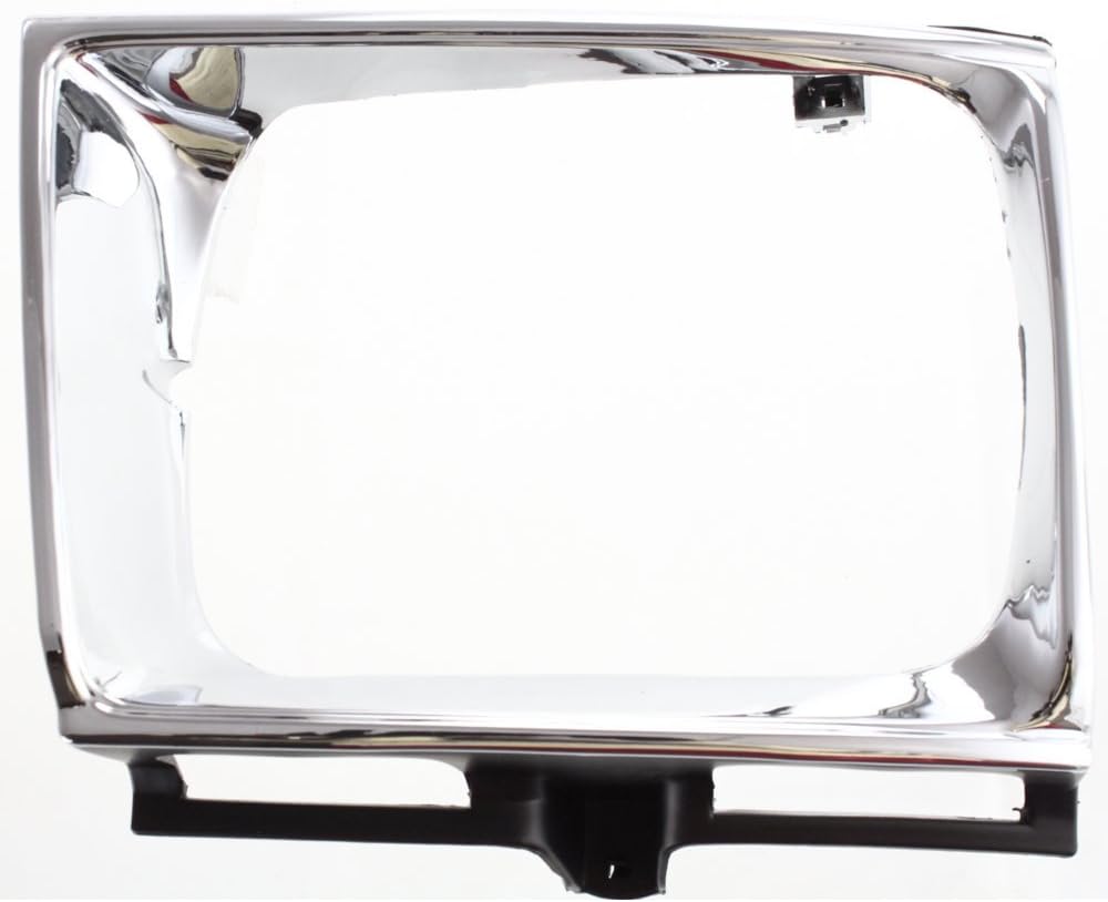 Evan Fischer Headlight Door Compatible with Toyota Pickup89-91 LH 4WD Chrome Black