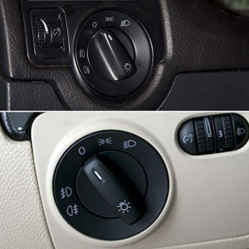 Runmade New Headlight Fog Lights Switch 1C0941531 Compatible With Volkswagen 1998 1999 2000 2001 2002 2003 2004 2005 Gti Golf Jetta Mk4 4 Passat B5 B5.5 Beetle Euro #TOP1