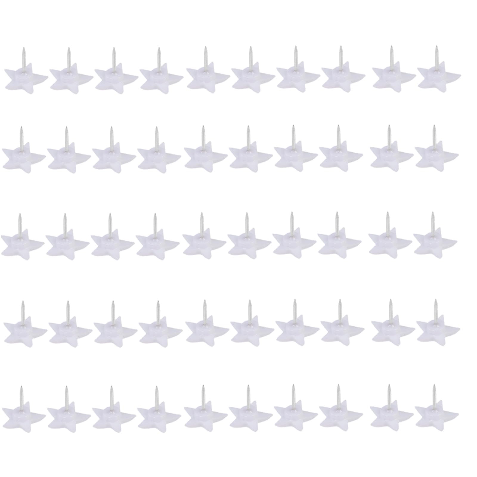 XIGACGEH 100Pcs Star Head Push Pins Decorative Thumb Tacks Bulletin Board Pin for Cork Notice Board Supplies Star Push Pins for Bulletin