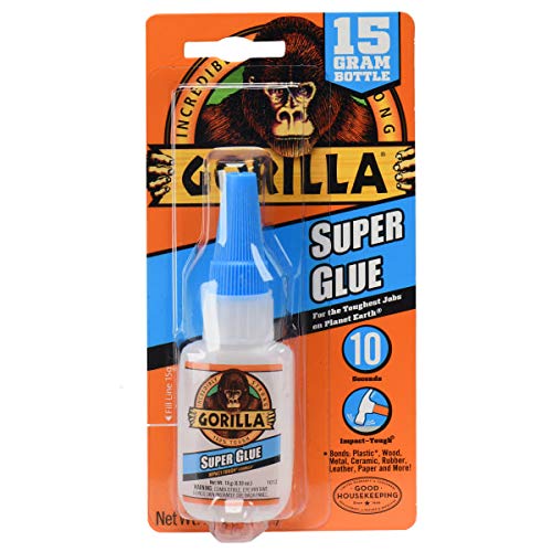 Gorilla Super Glue 15 Gram, Clear, (Pack of 1)
