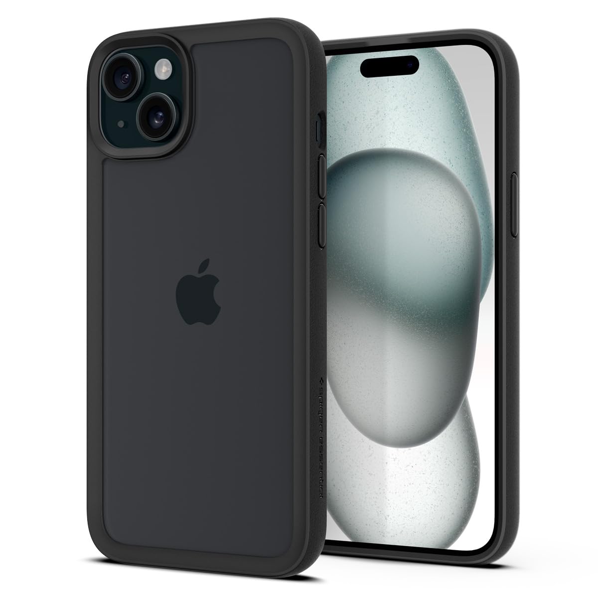 Spigen Essential Sand Crystal Back Cover Case Compatible with iPhone 15 (TPU + Poly Carbonate | Matte Black) (B0CJV5ZH9F) Amazon Price History, Amazon Price Tracker