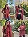 IN'VOLAN Womens Plus Size Flannel Plaid Shirt Roll Up Long Sleeve Mid-Long Button Down Shirts Casual Boyfriend Tops(18 Plus)