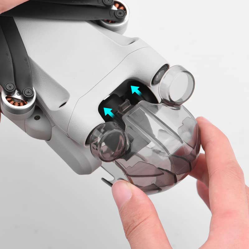 Protezione per giunto cardanico Copertura copriobiettivo fotocamera per DJI Mini 3 Drone, paraluce antiriflesso protezione parasole accessori (grigio Protezione per giunto cardanico Copertura copriobiettivo fotocamera per DJI Mini 3 Drone, paraluce antiriflesso protezione parasole accessori (grigio