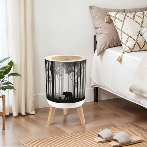 Caneca pequeña con tapa y diseño boho 7L para interiores miniatura 2
