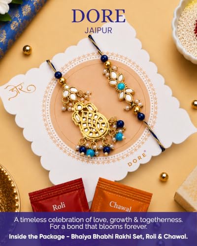 Image of Hyperfoods Rakhi For Bhaiya Bhabhi With Dry Fruits Rawfruit Four Seasons Collection 400g Rakhi Set For Brother and Bhabhi With Dryfruit Gift Hamper for Bhaiya Bhabhi