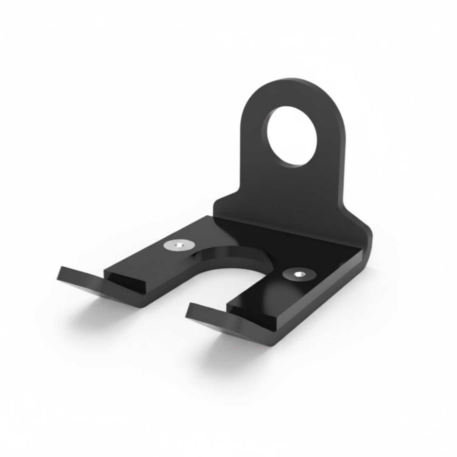 Single Barbell Mount Wall Mounted Standard Bar Holder Space Saving Barbell Storage Bracket for Home Gym, Single Hole Hanger-image-32