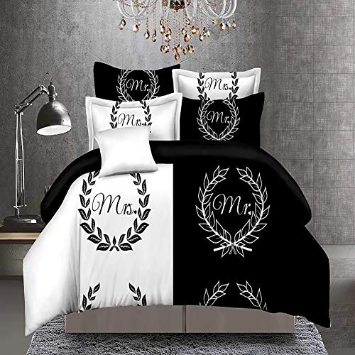 BLFYLD Juego de Ropa de Cama 3 Piezas con Funda de edredón...