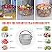 Original Salbree Steamer Basket for 6 qt quart Instant Pot Accessories, Stainless Steel Strainer and Insert fits IP Insta Pots, Instapot, Other Pressure Cookers, with Silicone Handle [3qt 8qt avail]