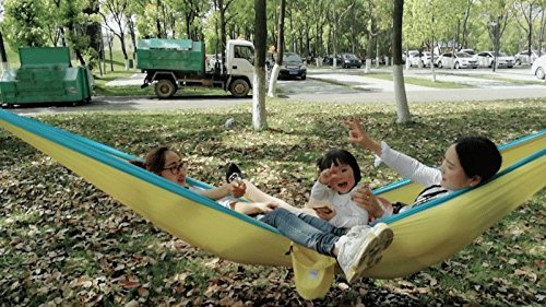 Cutequeen Steel Stand With Hammock And 16+1 Loops Tree Straps Hold Up 600Lbs (Cyan Blue ) #TOP6