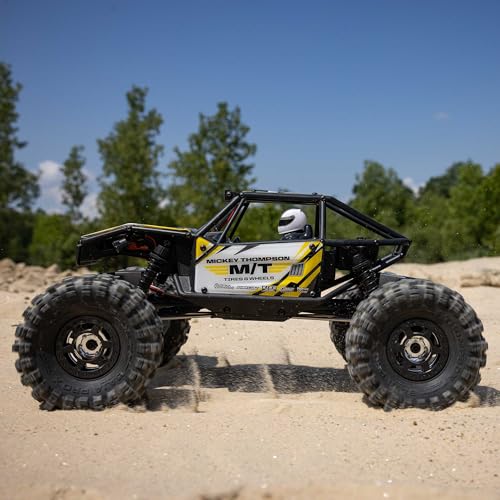 Axial RC Truck UTB18 Capra 4WS 1/18th 4x4 RTR (Comes with Everything Needed to Run), Yellow, AXI-1750T2 image 4
