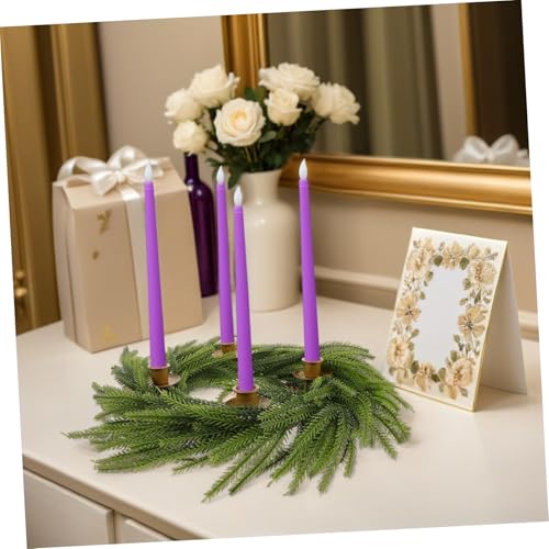 Couronne decorative de table pour securiser et sublimer votre bougie
