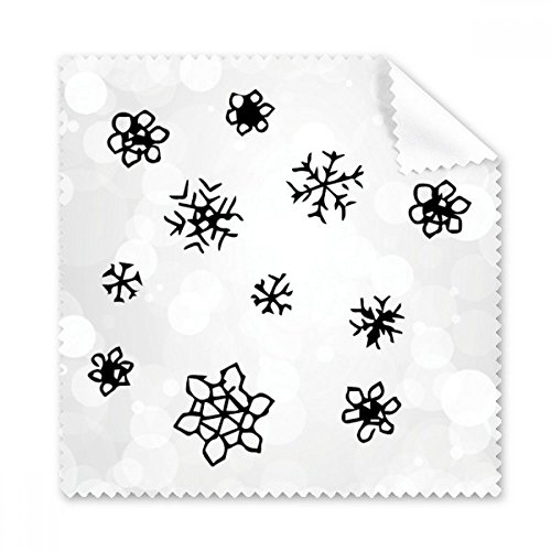 Tissu flocon de neige essuie-lunettes et écran nomade pour le bureau