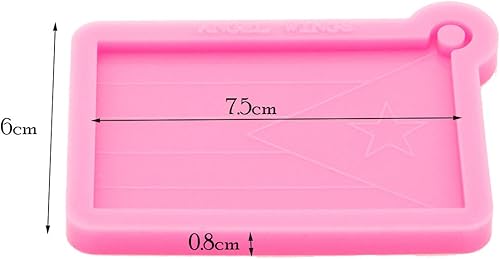 Miniatura 5 de Molde de bandera de Puerto Rico superbrillante para fundición de resina epoxi para manualidades de resina de silicona, moldes de arcilla polimérica,