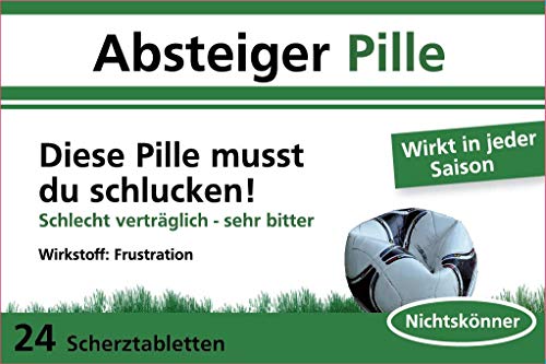 Preisvergleich Produktbild yvolve Absteiger Pille - Scherztabletten - 24 Tabletten - 22g Schokolinsen