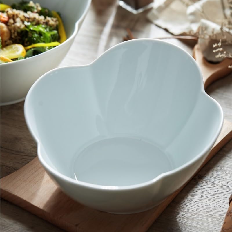 Miski do zupy chińska miska do zupy w kształcie kwiatu miska na warzywa hotel restauracja chińska zastawa stołowa ceramiczna miska ramen miski obiadowe