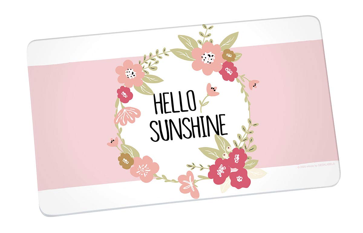infinite by GEDA LABELS (INFKH) 13093 Frühstücksbrettchen Hello Sunshine Bread, Breakfast, Board, Melamine