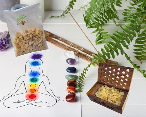 Resin Incense Burner Set – Adjustable Incense Burner Holder, 100% Pure Copal & Frankincense Variety, Tealight Resin Burner Kit for Cleansing, Smudging, Purification - Thumbnail 3