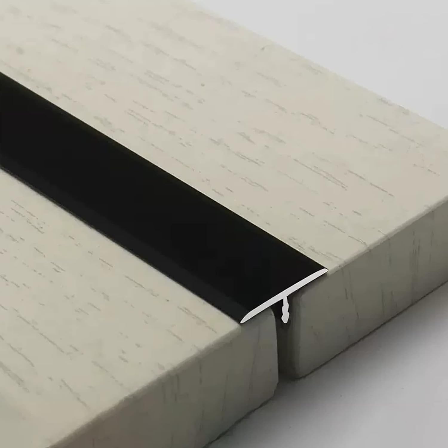 XAZLBIW Narrow Gold T Molding Transition Bar Laminate Floor Threshold Strip for Doorways Flat Seam Cover Tile/WoodInterior Flooring Solution