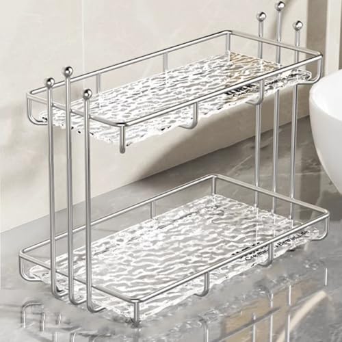 HEFJIAYCIQ 2ioX[I[KiCU[ JE^[gbvAXeX| S[h/Vo[ [fBXvCbNANAANpl CNAbv pt[ oeB[gC VFt,Silver 5,30.5x18x25cm