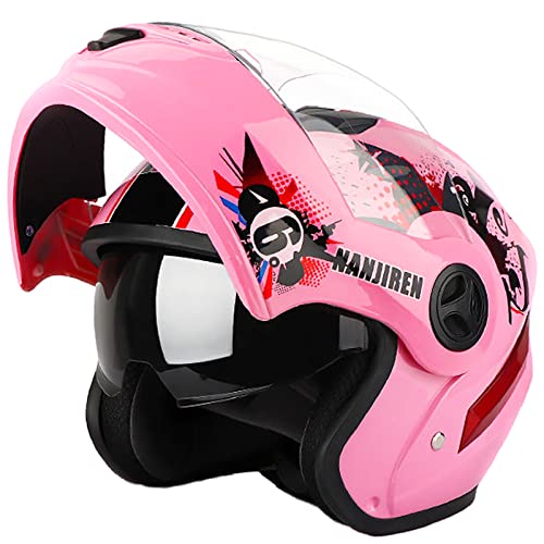 ▶ Alta qualità: casco da moto modulare apribile, soddisfa o supera gli standard di sicurezza DOT/ECE per garantire la tua sicurezza, presenta un design apribile avanzato che ti consente di ottenere più aria senza togliere l'intero casco.