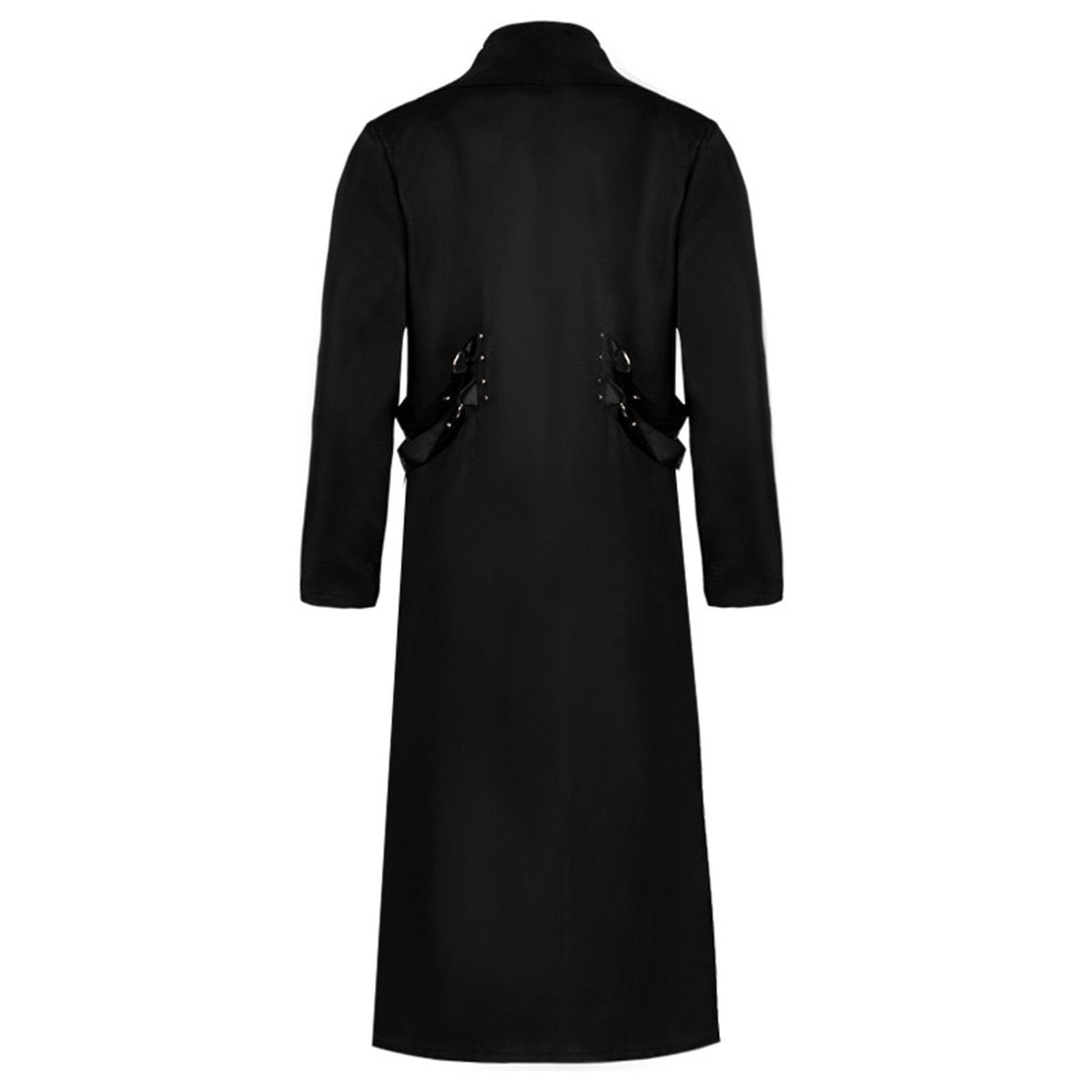 Steampunk Homme Manteau Gothique Homme Veste Cuir Homme Manteau Homme Hiver Chaud Blouson Daim Homme Vestes De Smoking Homme Manteau Gothique Homme 2023 Veste Halloween Cosplay Homme