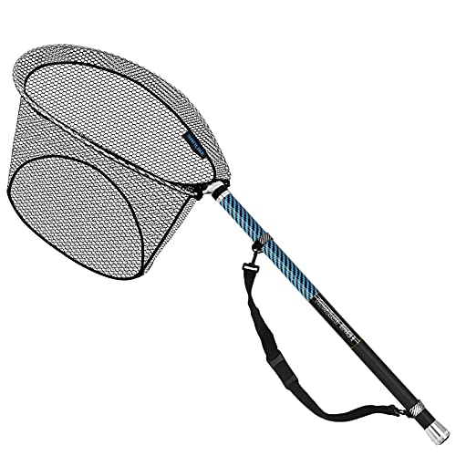 KOMCLUB 玉網 ランディングネット 伸縮タモ網 カーボン繊維製 6M 小継玉の柄 磯玉セット玉ノ柄 折りたたみ コンパクト 軽量 釣りあみ 長い網 淡水海水両用