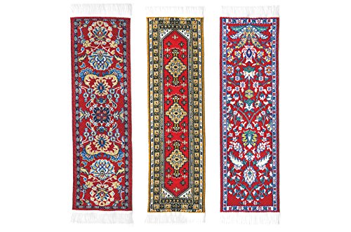 Orient Teppich Lesezeichen – Antik Rot Collection – 3 Designs