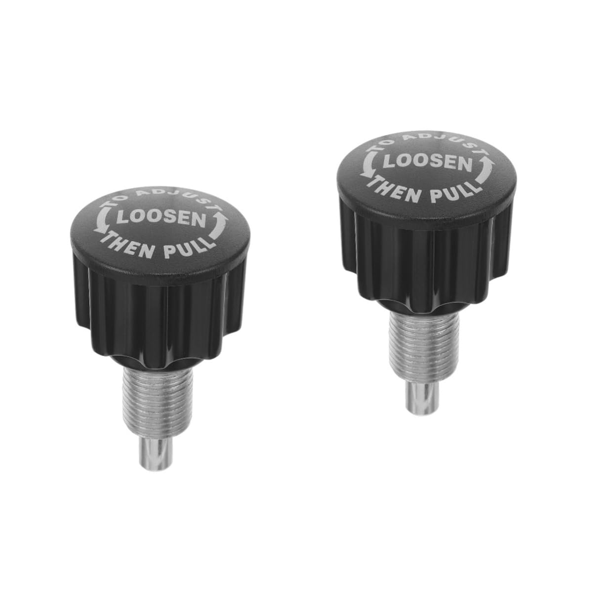 BESPORTBLE 2pcs Exercise Bike Replacement Pull Pin Knob Plastic Knob Screw for Height Compatible with Gym Equipment Easy Installation for Home Commercial Use