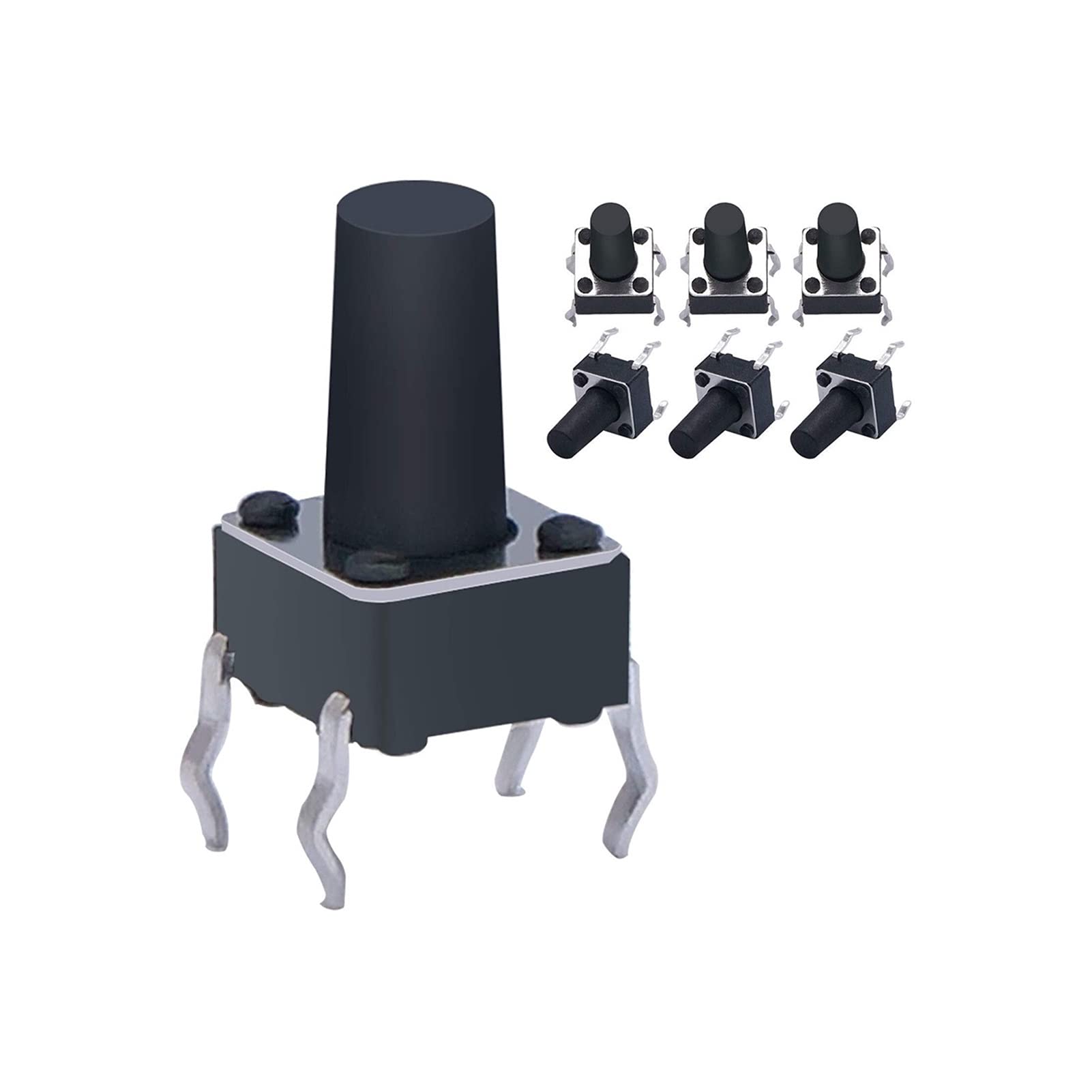 Boutons poussoirs tactiles 6x6x10 mm pour remplacer les interrupteurs défectueux