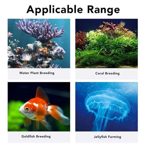 Pyhodi Refroidisseur D'aquarium, Système de Refroidissement par Eau Silencieux de 50 à 122 °F avec Pompe et Tuyau, 1/4 16 Gal 60 L, Refroidisseur d'eau à Refroidissement Rapide