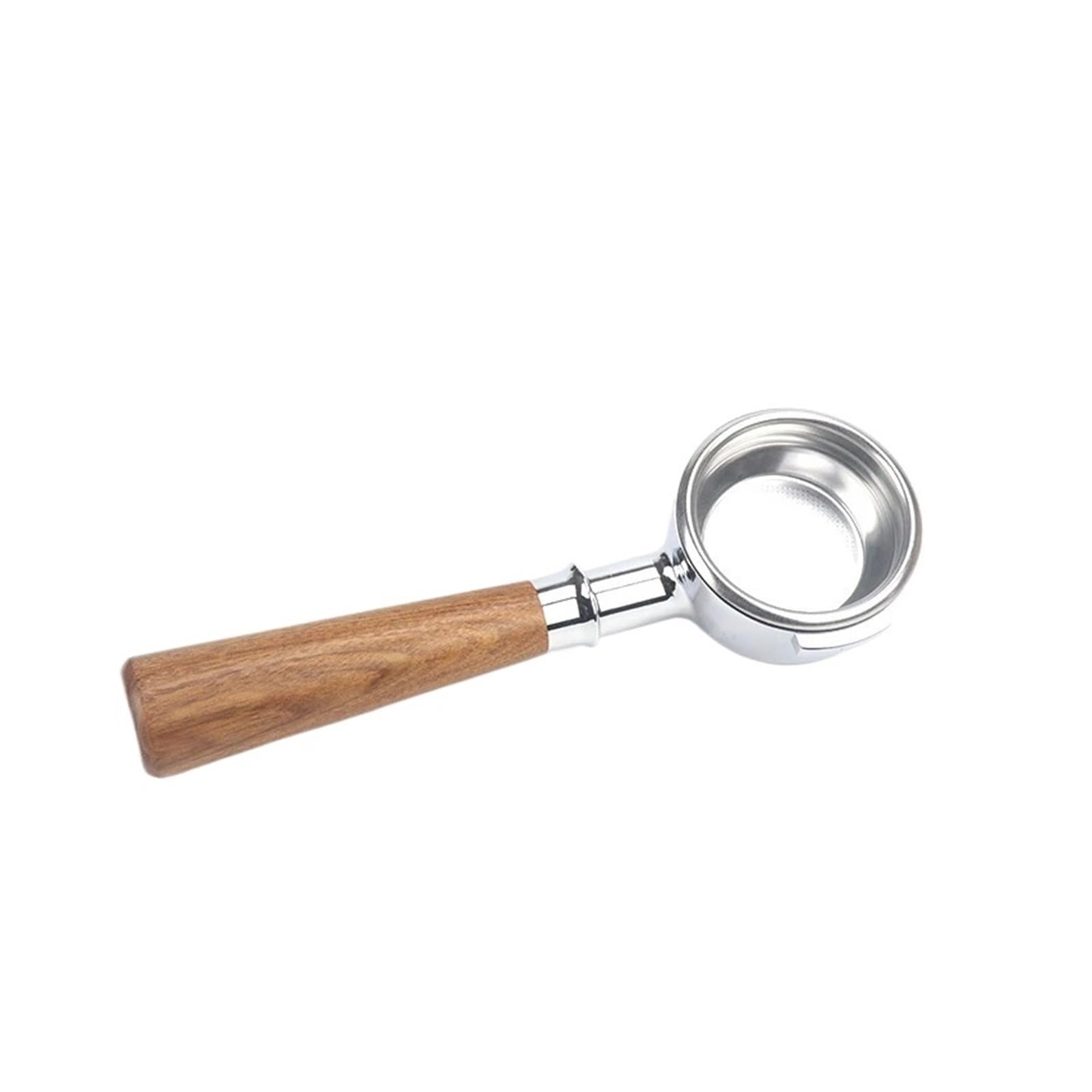 Accesorio De Mango De Madera E61 Universal, Compatible Con Expobar/Rocket, Portafiltro De 58MM, Portafiltro De Filtro Sin Fondo For Cafetera De Madera.(58mm-2Ears-A)