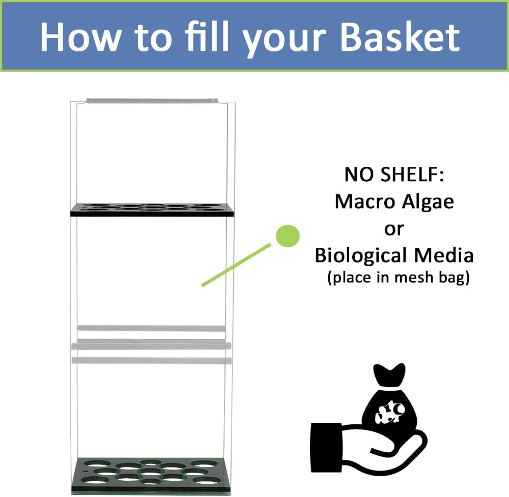inTank Chamber Two Media Basket for Fluval Evo 13.5 and Fluval Spec 16