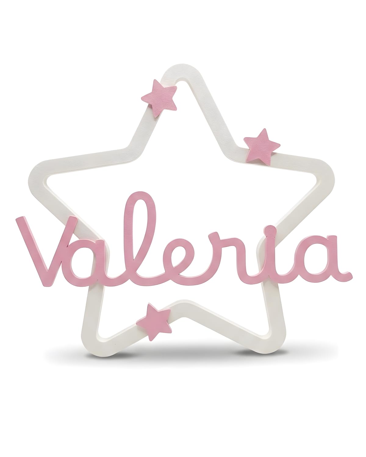 Cartel Decorativo Infantil con Nombre Personalizado – Decoración para Puerta o Pared de Habitación Infantil – Hecho en España – Regalo Original para Bebé, Newborn, Bautizo o Cumple