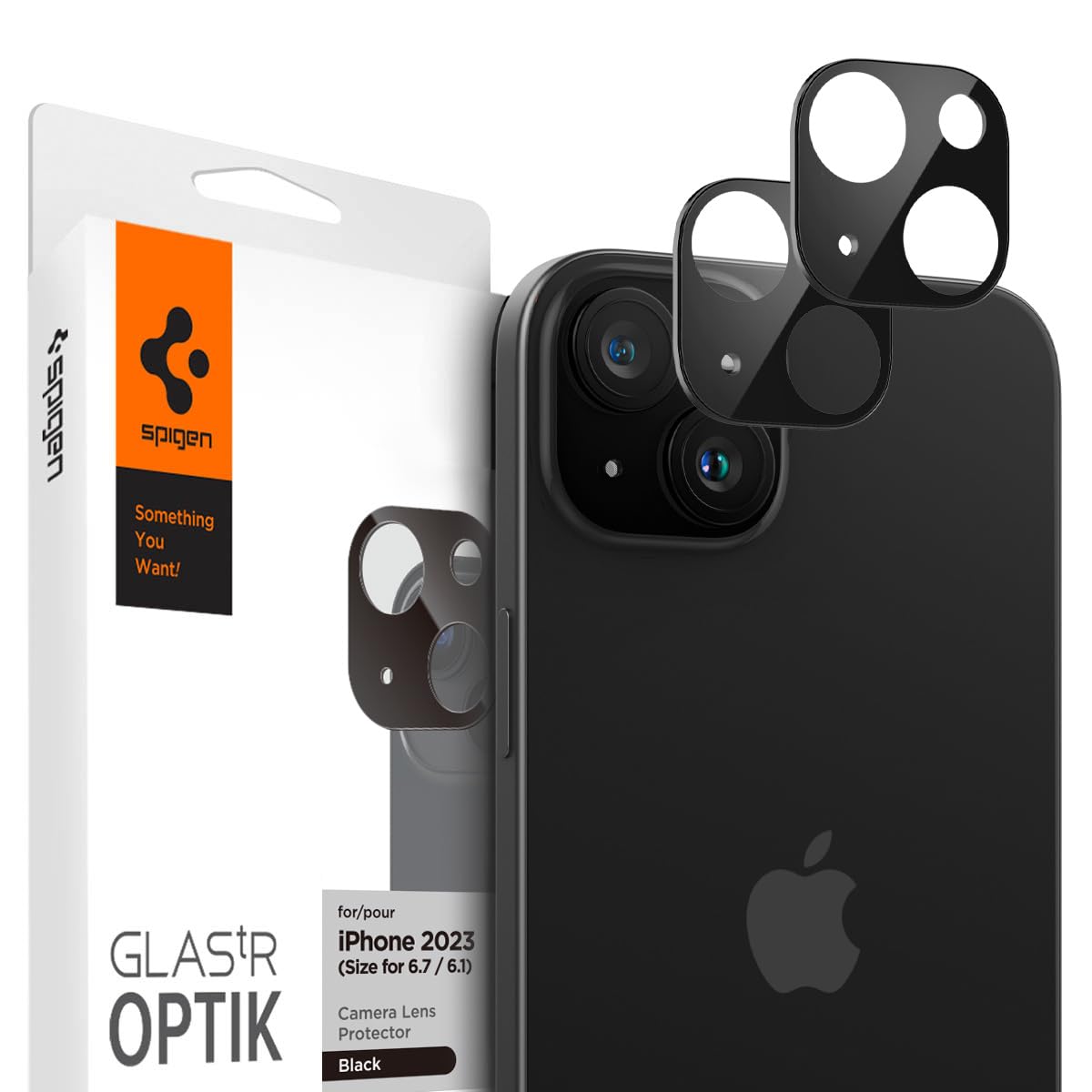 Spigen Glas.tR Optik Tempered Glass Camera Lens Protector Guard for iPhone 15/15 Plus (Black) - 2 Pack (B0C9S2FB1N) Amazon Price History, Amazon Price Tracker