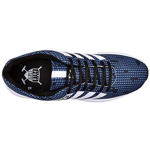 Kit 3 Tênis Masculino Polo State Dry Run Azul + Branco E Verde (41)