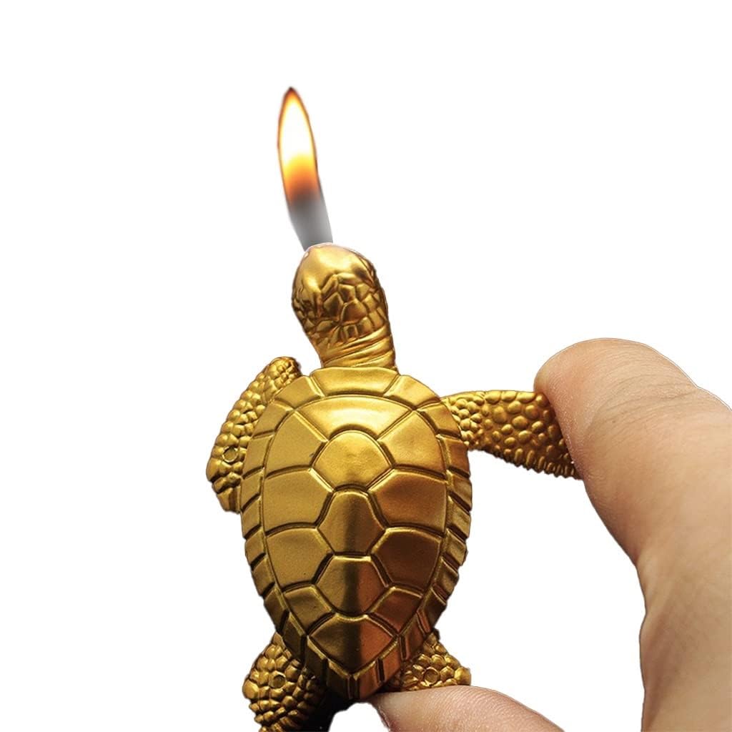 金属製 船の形装飾品 亀デザイン付き Amazon.co.jp: クリエイティブな亀の形のライター装飾品、ブタン