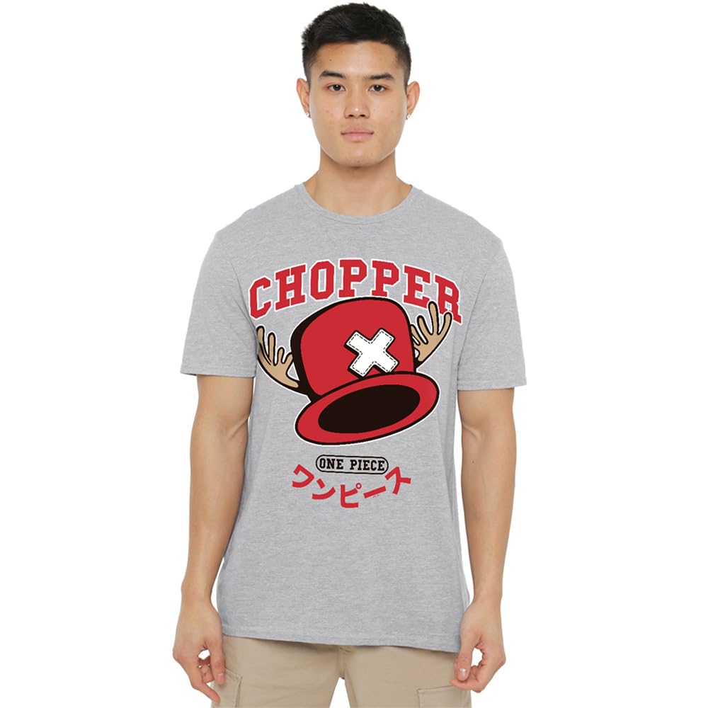 One Piece Chopper Hat Collegic Unisex T-Shirt, Athletic Heather, Large